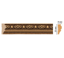 Молдинг DECOMASTER 103-28 20х8х2400 мм 103-28