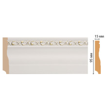 Плинтус напольный DECOMASTER 153-54 95х12х2400 мм MAS36068
