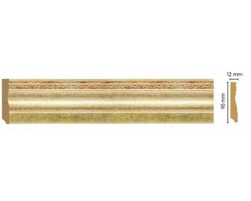 Плинтус напольный DECOMASTER 153-933 ДМ 95х12х2400 мм MAS35295