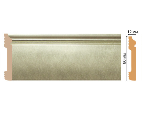 Плинтус напольный DECOMASTER D005 79х13х2400 мм D005-373ДМ