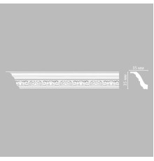 Плинтус потолочный с рисунком DECOMASTER 95842F гибкий 35х35х2400 мм 95842F