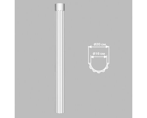 Полуколонна DECOMASTER DCK-01H 2400х200 мм DCK-01H