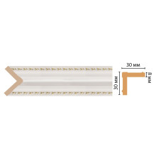 Угол декоративный DECOMASTER 116-54 ДМ 30х30х2400 мм 116-54 ДМ