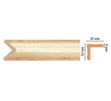 Угол декоративный DECOMASTER 116-933 ДМ 30х30х2400 мм 116-933 ДМ
