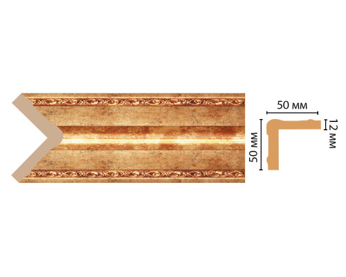 Угол интерьерный Decomaster 142-552 ДМ 50х50х2400 мм 142-552 ДМ
