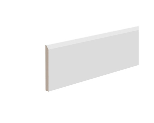 Плинтус крашеный Ultrawood белый Base 0023 p 2000×120×12