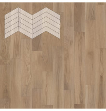 Паркет Елка Французская Lab Arte Chevron Дуб Рустик Лаунж лак 400/348х90х14/3/60°
