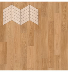Паркет Елка Французская Lab Arte Chevron Дуб Натур Вельвет лак 400/348х90х14/3/60°
