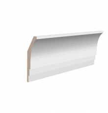 Потолочный плинтус ЛДФ под покраску Ultrawood CR 0026 2440×25×87