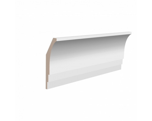 Потолочный плинтус ЛДФ под покраску Ultrawood CR 0026 2440×25×87