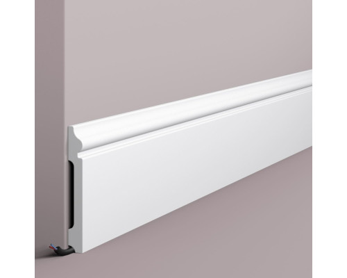 Плинтус под покраску NMC Wallstyl FL2 2000×120×15