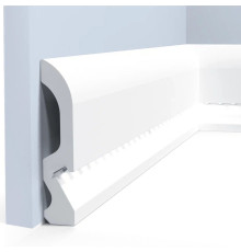 Плинтус под покраску Hiwood LB98 с подсветкой 2000×98×19,5