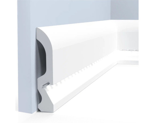 Плинтус под покраску Hiwood LB98 с подсветкой 2000×98×19,5
