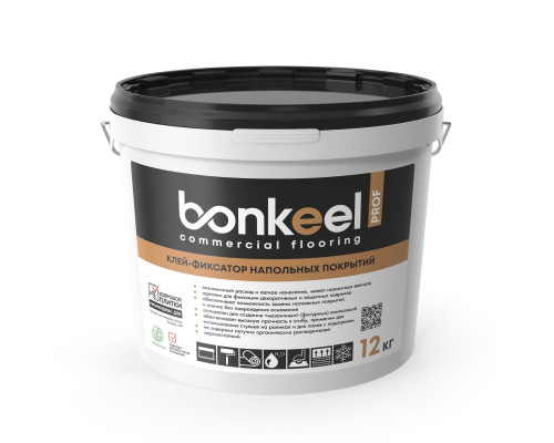 Клей-фиксатор Bonkeel для напольных покрытий Prof 12 кг
