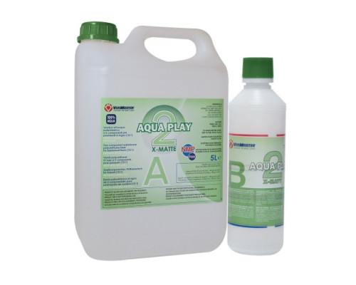 Лак для паркета Vermeister Aqua Play 2 матовый на водной основе 2К 5,5 л
