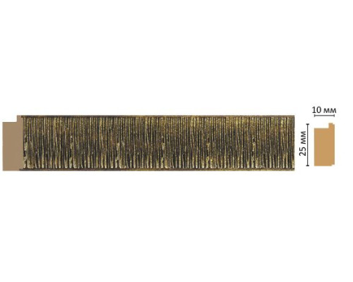 Багет интерьерный DECOMASTER 102-28 25x10x2400 мм 102-28