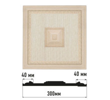 Декоративное панно DECOMASTER из полистирола 300x300x32 мм D31-18D