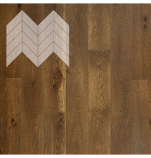 Паркет Елка Французская Lab Arte Chevron Дуб Рустик Лофт лак 600/450х150х14/3/45°
