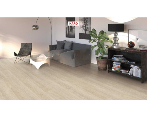 Ламинат Haro Tritty 200 Aqua Gran Via 541584 Дуб Элеганза Кремово-Белый

