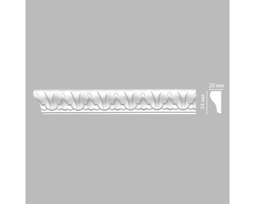 Молдинг с рисунком DECOMASTER 98031F гибкий 34х20х2400 мм 98031F