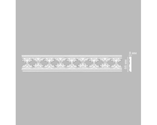 Молдинг с рисунком Decomaster DT-8023 полиуретан 69х6х2400 мм DT-8023