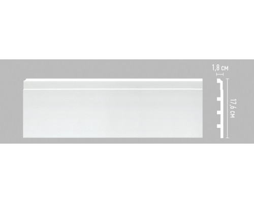 Плинтус напольный DECOMASTER A246 176х18х2000 мм A246