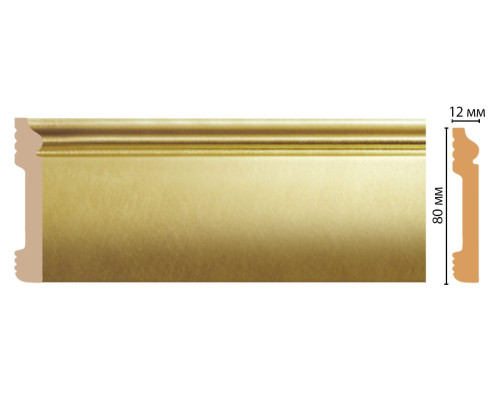 Плинтус напольный DECOMASTER D005 79х13х2400 мм D005-374ДМ