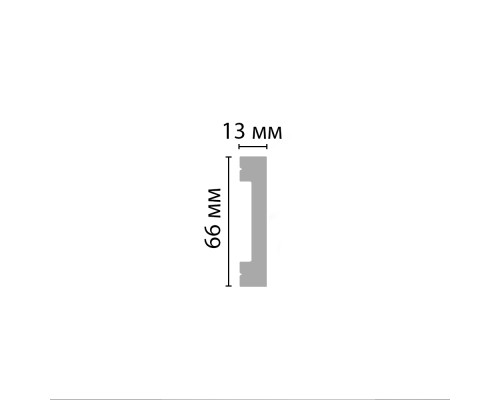 Плинтус напольный DECOMASTER D157 66х13х2000 мм D157