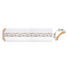 Плинтус потолочный DECOMASTER 167S-118 (35352400мм)
