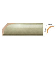 Плинтус потолочный DECOMASTER D109-373 43х43х2400 мм D109-373