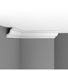 Плинтус потолочный гладкий DECOMASTER DP-2212F гибкий 125х105х2400 мм DP-2212F