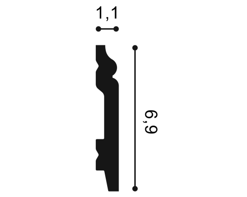 Плинтусы SX165F CONTOUR