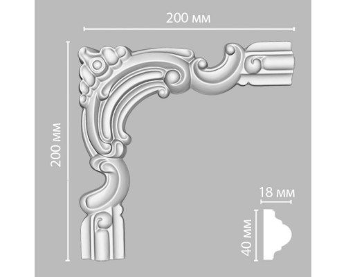 Угол DECOMASTER 97010-6 (20020018мм)
