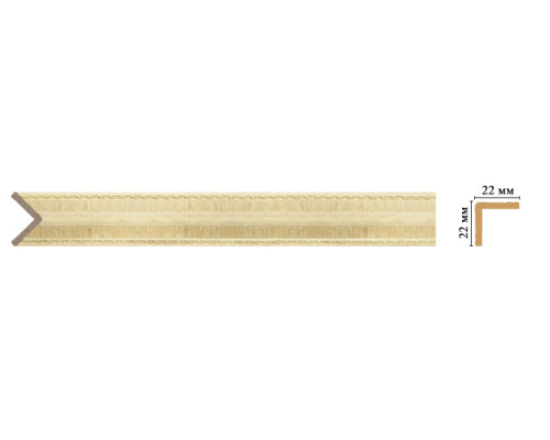Угол декоративный DECOMASTER 116M-5 22х22х2400 мм 116M-5