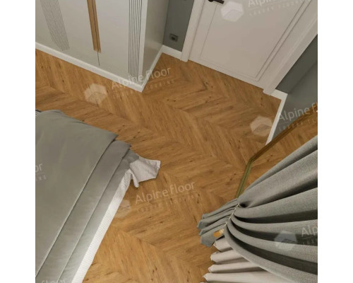Кварцвиниловая плитка Alpine Floor Chevron: стиль и надежность для вашего интерьера
