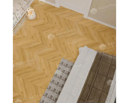Кварцвиниловая плитка Alpine Floor Chevron Caldo – стиль и тепло для вашего интерьера
