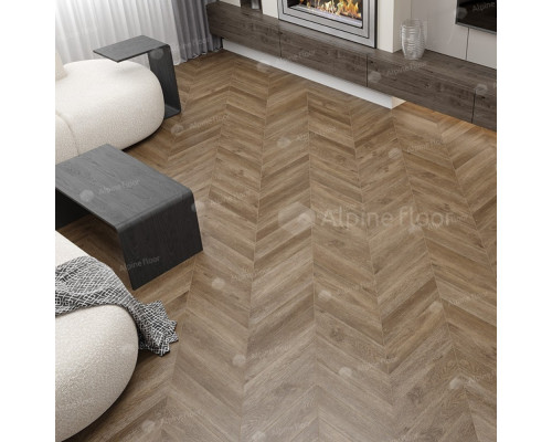 Кварцвиниловая плитка Alpine Floor Chevron Alpine ECO 18-5 Макадамия
