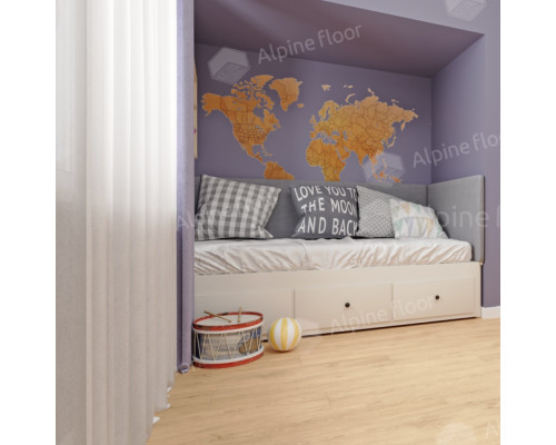 Кварцвиниловая плитка Alpine Floor Classic: Элегантный Дуб Ваниль для вашего интерьера
