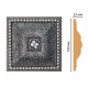 Вставка декоративная Decomaster D209-44 100x100x22 мм D209-44