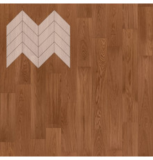 Паркет Елка Французская Lab Arte Chevron Дуб Селект Хани лак 600/450х150х14/3/45°
