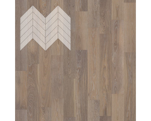 Паркет Елка Французская Lab Arte Chevron Дуб Селект Деликат лак 600/475х125х14/3/45°