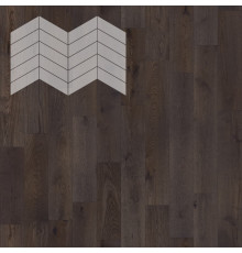 Паркет Елка Французская Lab Arte Chevron Дуб Рустик Грот лак 400/337х110х14/3/60°

