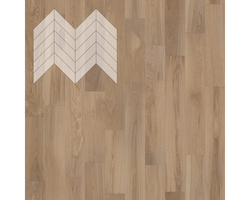 Паркет Елка Французская Lab Arte Chevron Дуб Селект Лаунж лак 600/475х125х14/3/45°
