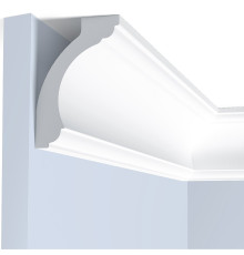 Потолочный плинтус под покраску Hiwood AL75 2000×50×76