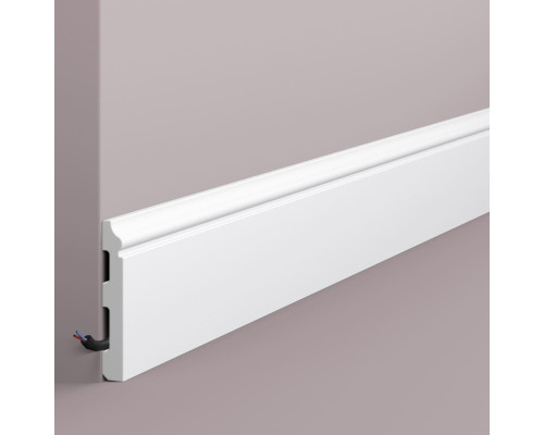 Плинтус под покраску NMC Wallstyl FL1 2000×80×12