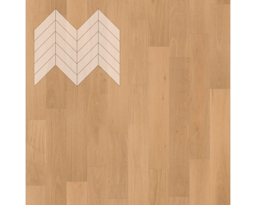 Паркет Елка Французская Lab Arte Chevron Дуб Натур Флора лак 600/475х125х14/3/45°
