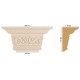 Капитель DECOMASTER D203-18D 220x113x70 мм D203-18D