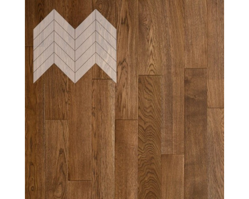 Инженерная доска Lab Arte Chevron Pro Дуб Лаэрт рустик французская елка 450×150×14
