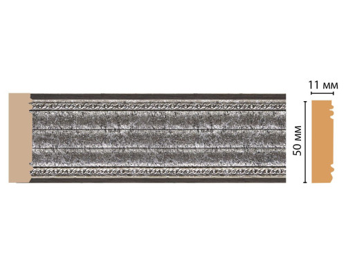 Молдинг DECOMASTER 156-44 ДМ 51х11х2400 мм 156-44 ДМ