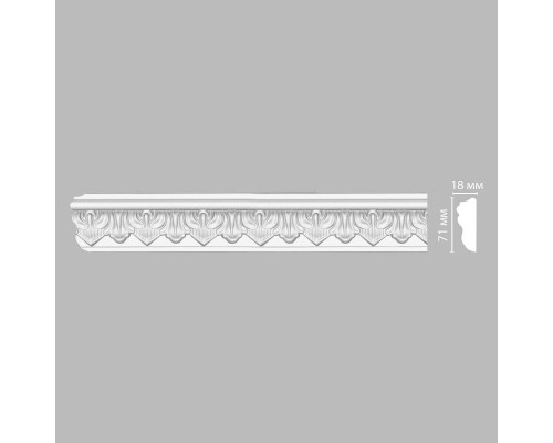 Молдинг с рисунком DECOMASTER 98704F гибкий 71х18х2400 мм 98704F